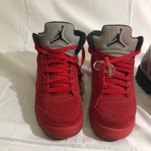 Red Jordan 5’s